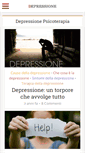 Mobile Screenshot of depressione-psicoterapia.it